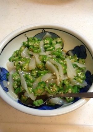 ホント美味しいイカオクラ♪-レシピのメイン写真