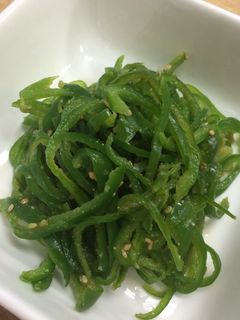 ピーマンの胡麻和え-レシピのメイン写真