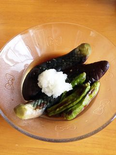 ししとうとなすの焼き浸し♪夏にサッパリ♪-レシピのメイン写真