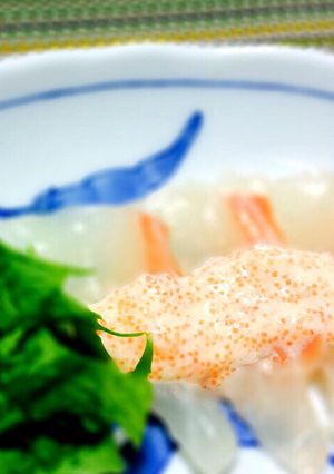 お刺身にかけて食べよう!明太子ソース♪♪-レシピのメイン写真