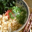 わかめと天かすの冷やしぶっかけ…うどん