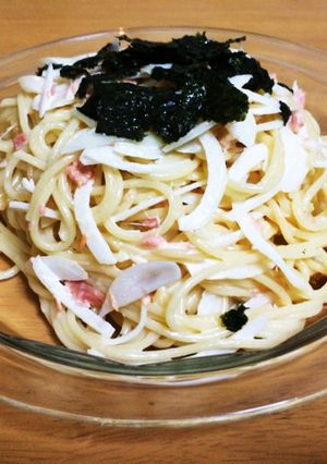 簡単♫あえるだけの鮭マヨパスタ-レシピのメイン写真
