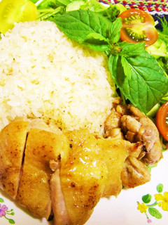 冷やご飯*簡単シンガポールチキンライス風-レシピのメイン写真