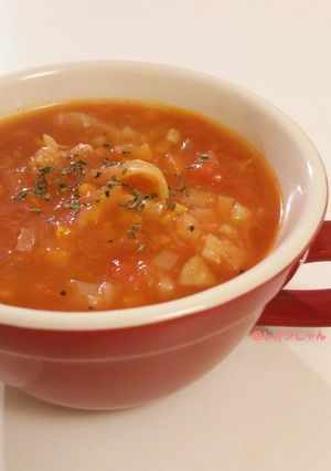 パスタに絡む☆とろーりミネストローネ-レシピのメイン写真