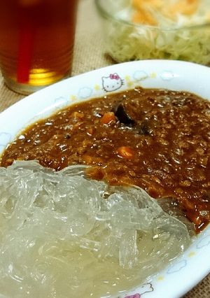 【ダイエットの味方】ところてんカレー-レシピのメイン写真