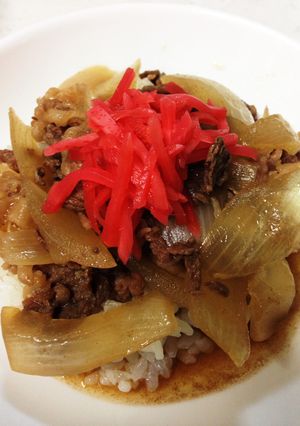 簡単 適当牛丼!-レシピのメイン写真