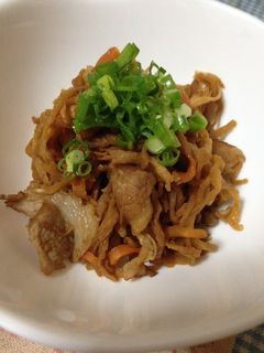 切り干し大根と豚肉の豆板醤炒め-レシピのメイン写真