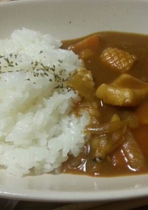 冷凍シーフードミックスカレー(・∀・)!-レシピのメイン写真