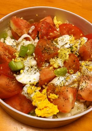 ミックス野菜と卵のハーブサラダ-レシピのメイン写真