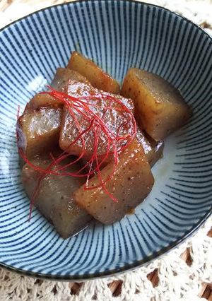☆こんにゃくの味噌ダレ炒め☆お弁当隙間-レシピのメイン写真