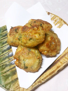 お豆&じゃこの豆腐揚げ-レシピのメイン写真
