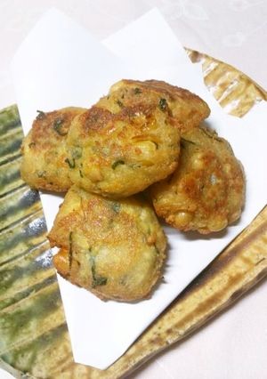 お豆＆じゃこの豆腐揚げ-レシピのメイン写真
