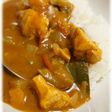 トマトたっぷりチキンカレー。