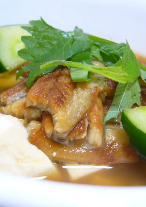 穴子と豆腐ときゅうりの夏煮-レシピのメイン写真