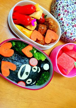 キャラ弁☆くまモン-レシピのメイン写真
