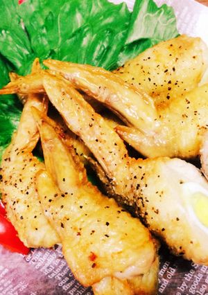 ノンフライヤーでヘルシー親子手羽餃子-レシピのメイン写真