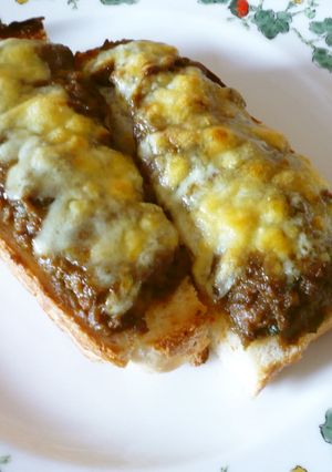 カレーチーズトースト-レシピのメイン写真