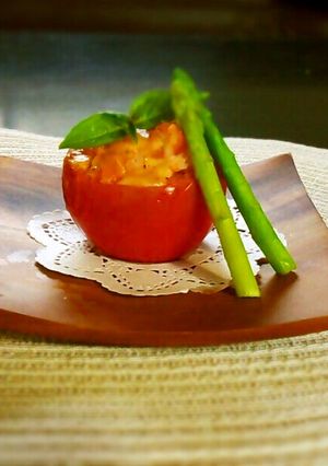 美肌♪トマトカップのパングラタン-レシピのメイン写真