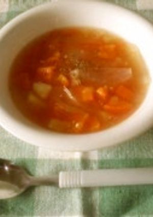 夏野菜たっぷりスープ-レシピのメイン写真