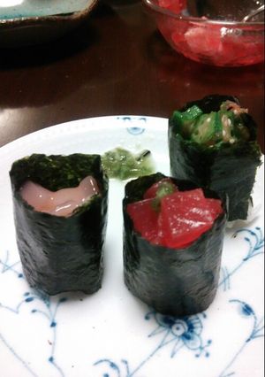 子どもと作ろう！軍艦手巻き寿司-レシピのメイン写真