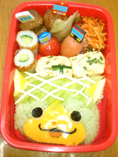 妖怪ウォッチ キャラ弁 メロンニャン-レシピのメイン写真