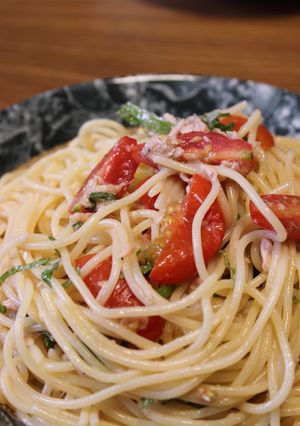 簡単ヒヤヒヤ冷製パスタ-レシピのメイン写真