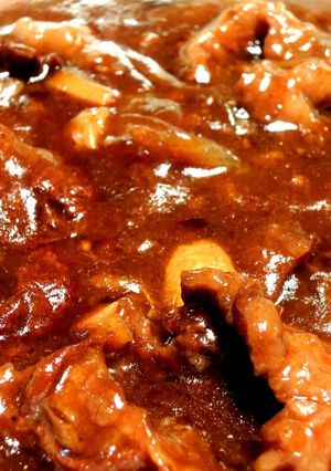 牛すじ煮込みで！和風ビーフシチュー-レシピのメイン写真