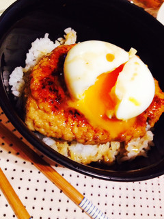 鳥つくね丼-レシピのメイン写真