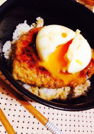 鳥つくね丼-レシピのメイン写真