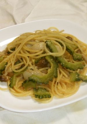 ゴーヤのパスタ-レシピのメイン写真