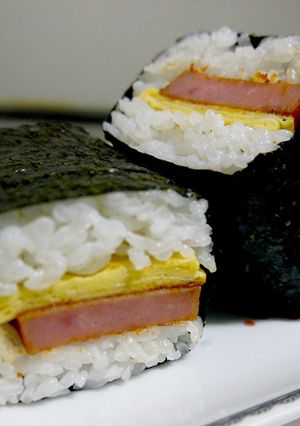 スパムじゃない魚ニソむすび★ラップ箱使用-レシピのメイン写真