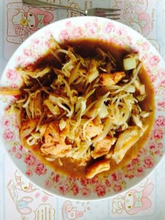 〜居酒屋風〜味噌ホルモンの野菜炒め-レシピのメイン写真