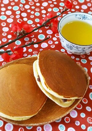 片栗粉で♡ふんわりモッチリどら焼き-レシピのメイン写真