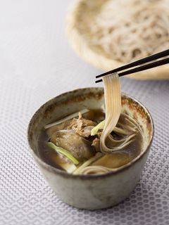とろ~りナスが美味☆ナスと豚肉のつけそば-レシピのメイン写真