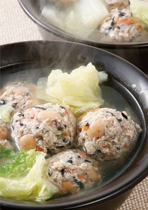 鶏団子のスープ-レシピのメイン写真