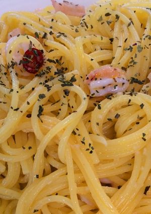 ニンニクたっぷり小イカのペペロンチーニ-レシピのメイン写真