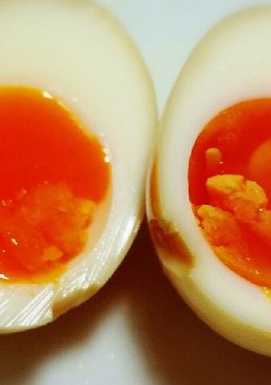簡単！めんつゆで半熟煮玉子風 ラーメンに-レシピのメイン写真