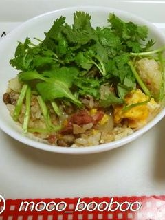 コンビーフハッシュとパクチーの炒飯-レシピのメイン写真
