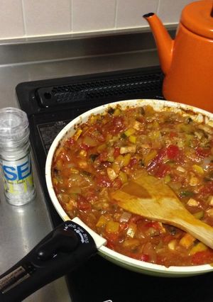 ピリ辛☆ラタトゥイユ♪鶏胸肉入り-レシピのメイン写真