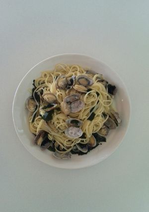 簡単!あさりパスタです(﹡ˆ﹀ˆ﹡)♡-レシピのメイン写真