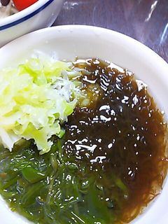 もずくとめかぶにシラスキャベツ-レシピのメイン写真