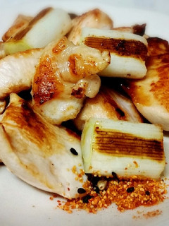簡単ヘルシー♪おつまみに♪鶏ねぎ塩焼き-レシピのメイン写真