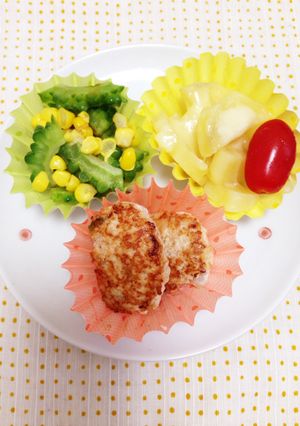 お弁当に！れんこんバーグ-レシピのメイン写真