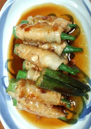 おくら豚肉巻-レシピのメイン写真