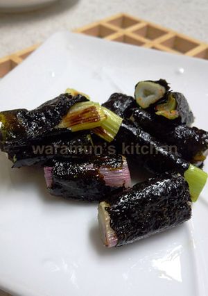 赤葱の磯辺焼き-レシピのメイン写真