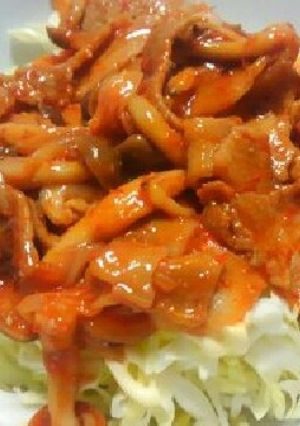 ボリューム満点!!!豚バラ肉と野菜丼-レシピのメイン写真
