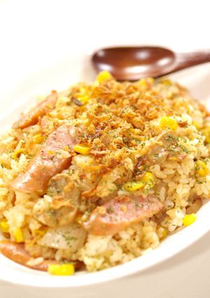 ガリバタこがし醤油の簡単とうもろこし炒飯-レシピのメイン写真