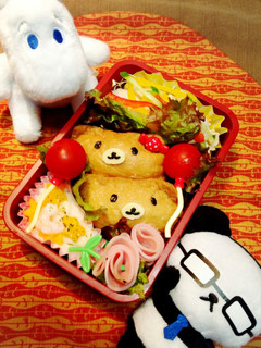 リラックマのお稲荷弁当-レシピのメイン写真