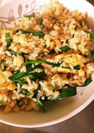 ニラ炒飯-レシピのメイン写真