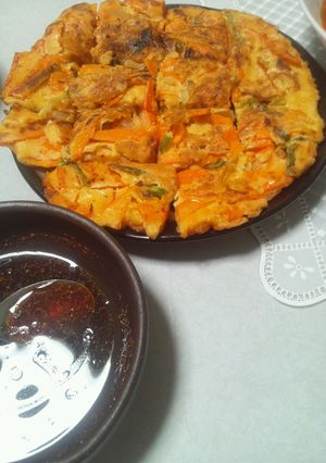 るる120 簡単!キムチチヂミ-レシピのメイン写真